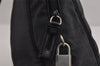 Authentic PRADA Sports Vintage Polyurethane Shoulder Tote Bag Black 2392J