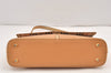 Authentic BURBERRY Vintage Leather Shoulder Hand Bag Purse Beige 2392K