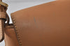 Authentic BURBERRY Vintage Leather Shoulder Hand Bag Purse Beige 2392K