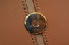 Authentic BURBERRY Vintage Leather Shoulder Hand Bag Purse Beige 2392K