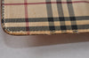 Authentic BURBERRY Vintage Leather Shoulder Hand Bag Purse Beige 2392K