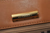 Authentic BURBERRY Vintage Leather Shoulder Hand Bag Purse Beige 2392K