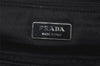 Authentic PRADA Nylon Tessuto Leather Shoulder Hand Boston Bag Purse Black 2393I