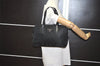 Authentic PRADA Nylon Tessuto Leather Shoulder Hand Boston Bag Purse Black 2393I