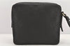 Authentic GUCCI Clutch Hand Bag Purse GG Nylon Leather 0181603 Black 2394K