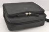 Authentic GUCCI Clutch Hand Bag Purse GG Nylon Leather 0181603 Black 2394K