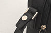 Authentic GUCCI Clutch Hand Bag Purse GG Nylon Leather 0181603 Black 2394K
