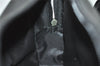 Authentic GUCCI Clutch Hand Bag Purse GG Nylon Leather 0181603 Black 2394K