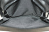 Authentic GUCCI Clutch Hand Bag Purse GG Nylon Leather 0181603 Black 2394K