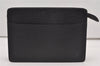 Authentic Louis Vuitton Epi Pochette Homme Clutch Hand Bag Black M52522 LV 2395J