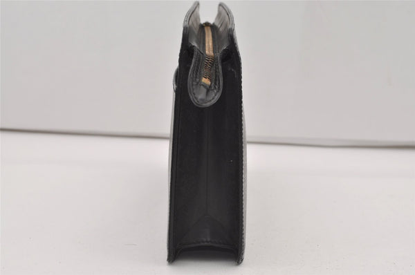 Authentic Louis Vuitton Epi Pochette Homme Clutch Hand Bag Black M52522 LV 2395J