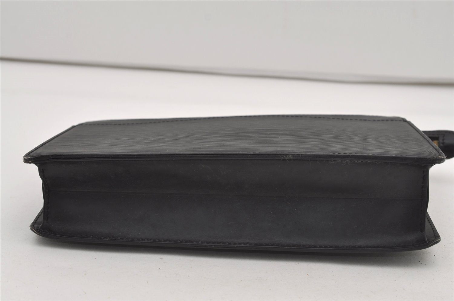 Authentic Louis Vuitton Epi Pochette Homme Clutch Hand Bag Black M52522 LV 2395J