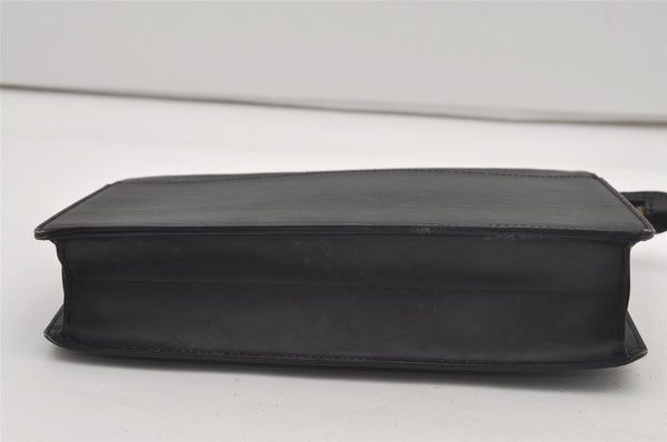 Authentic Louis Vuitton Epi Pochette Homme Clutch Hand Bag Black M52522 LV 2395J