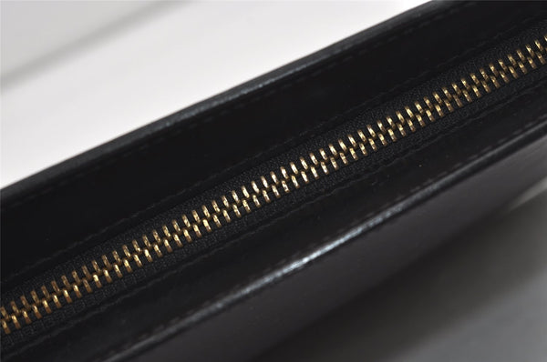 Authentic Louis Vuitton Epi Pochette Homme Clutch Hand Bag Black M52522 LV 2395J