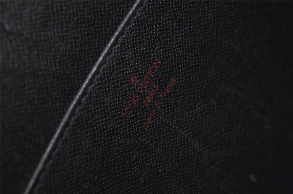 Authentic Louis Vuitton Epi Pochette Homme Clutch Hand Bag Black M52522 LV 2395J