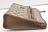 Authentic GUCCI GG Plus Clutch Hand Bag Purse GG PVC Leather Brown Junk 2395K
