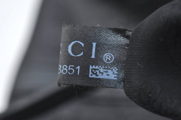 Authentic GUCCI Guccissima Twins Shoulder Tote Bag GG Leather 232957 Black 2396I