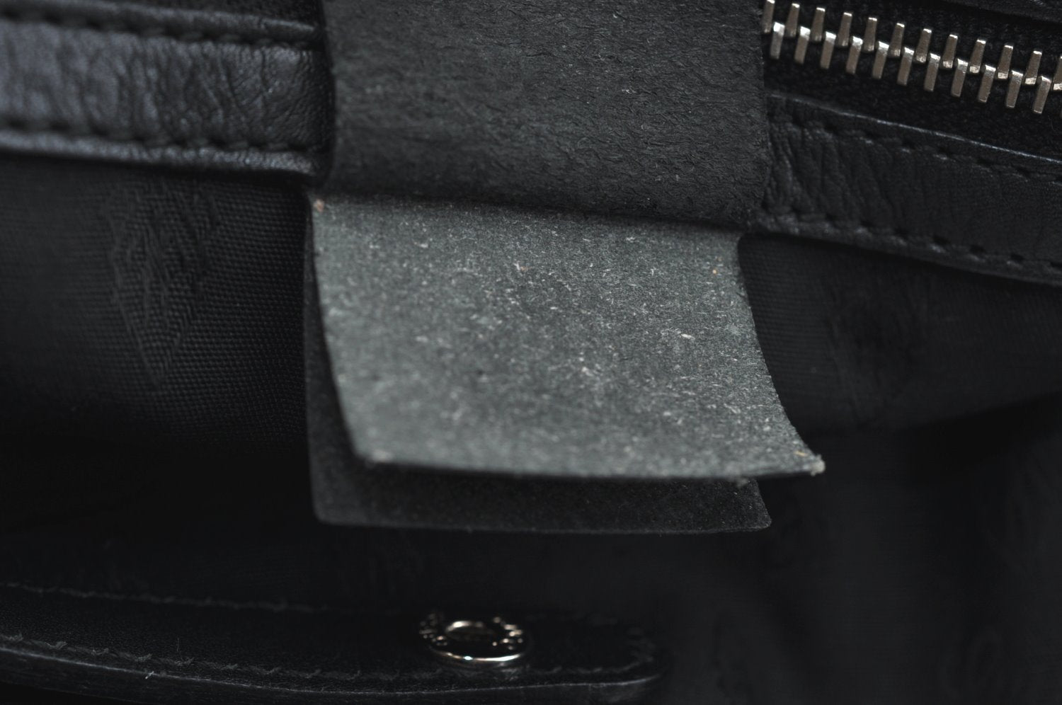 Authentic GUCCI Guccissima Twins Shoulder Tote Bag GG Leather 232957 Black 2396I