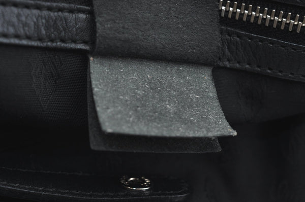 Authentic GUCCI Guccissima Twins Shoulder Tote Bag GG Leather 232957 Black 2396I