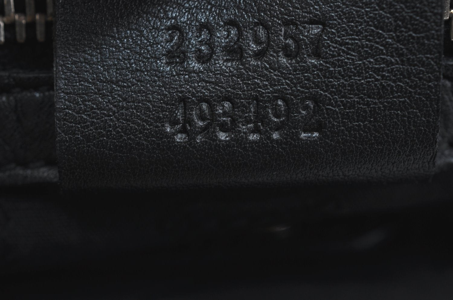 Authentic GUCCI Guccissima Twins Shoulder Tote Bag GG Leather 232957 Black 2396I