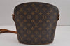 Authentic Louis Vuitton Monogram Drouot Shoulder Cross Bag M51290 Junk 2396J