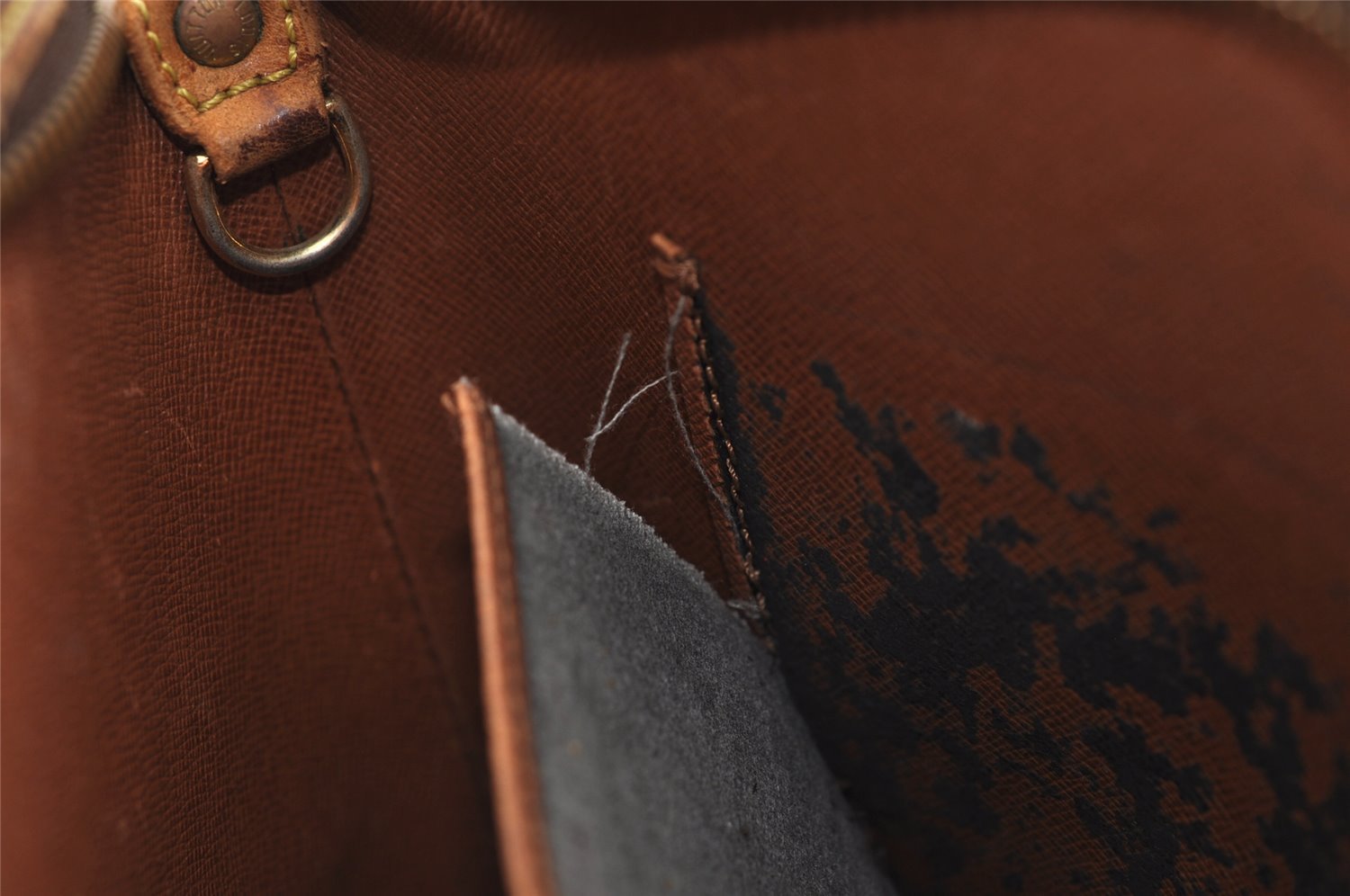 Authentic Louis Vuitton Monogram Drouot Shoulder Cross Bag M51290 Junk 2396J