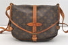 Authentic Louis Vuitton Monogram Saumur 30 Shoulder Cross Bag M42256 LV 2397J