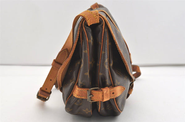 Authentic Louis Vuitton Monogram Saumur 30 Shoulder Cross Bag M42256 LV 2397J