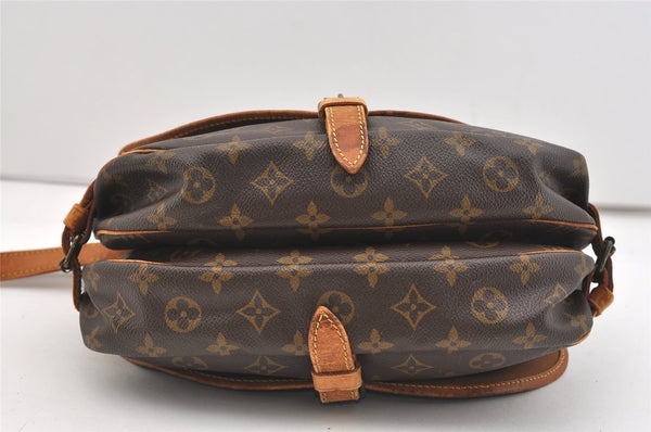 Authentic Louis Vuitton Monogram Saumur 30 Shoulder Cross Bag M42256 LV 2397J