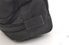 Authentic PRADA Vintage Nylon Tessuto Leather Pouch Purse Black 2397K