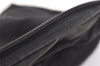 Authentic PRADA Vintage Nylon Tessuto Leather Pouch Purse Black 2397K