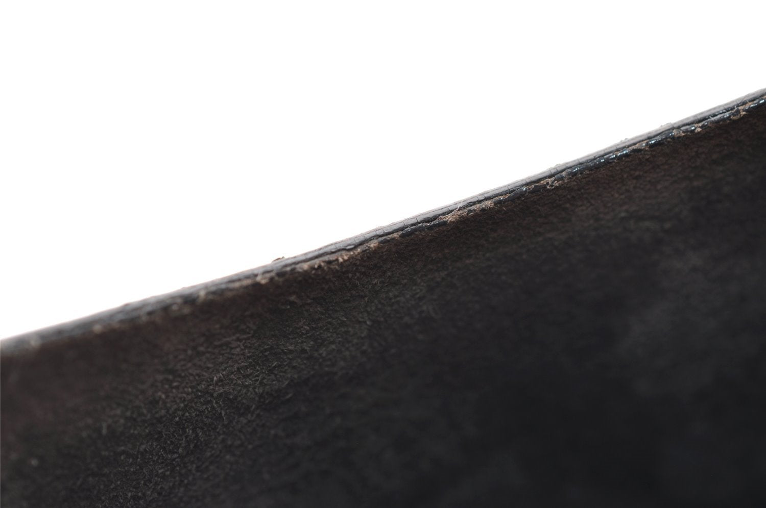 Authentic GUCCI Bamboo Vintage Shoulder Hand Bag Purse Leather Black 2398I