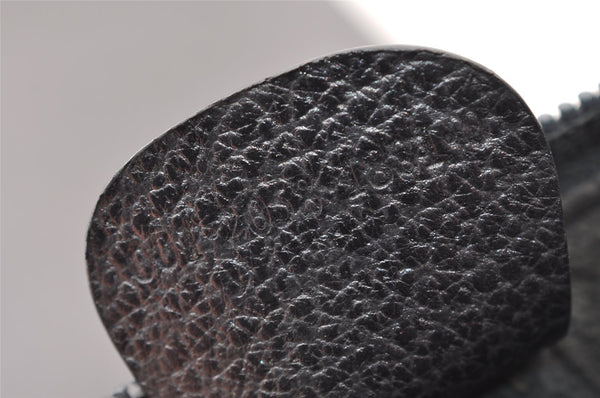 Authentic GUCCI Bamboo Vintage Shoulder Hand Bag Purse Leather Black 2398I