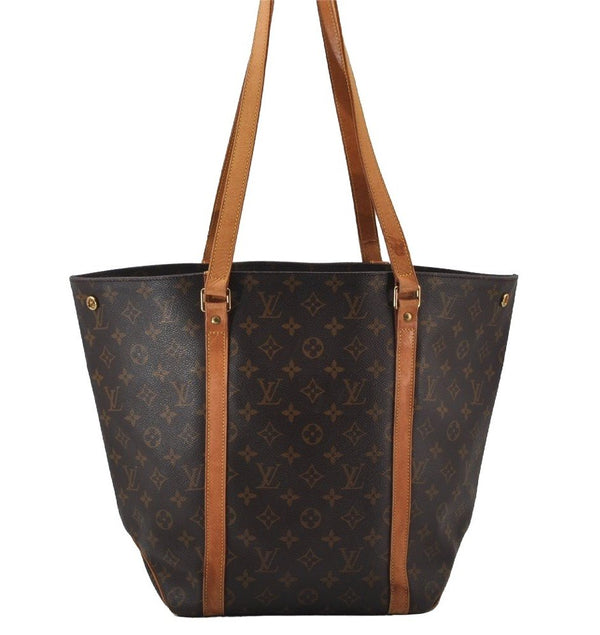 Authentic Louis Vuitton Monogram Sac Shopping PM Tote Bag M51108 LV 2398J