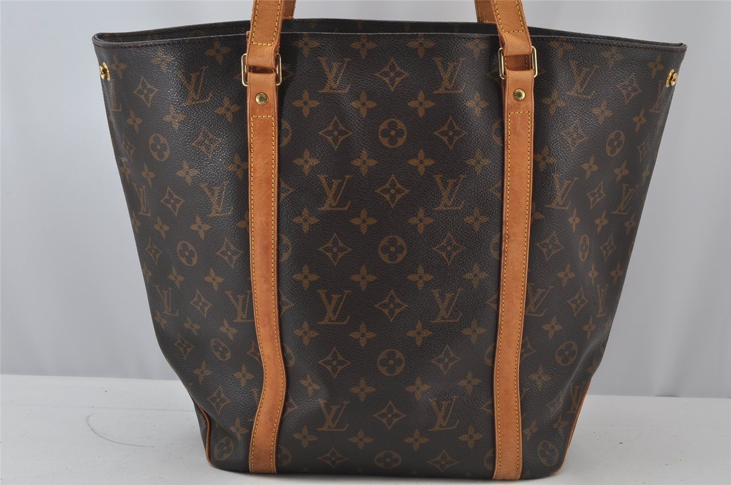 Authentic Louis Vuitton Monogram Sac Shopping PM Tote Bag M51108 LV 2398J