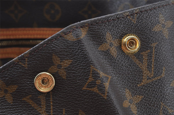 Authentic Louis Vuitton Monogram Sac Shopping PM Tote Bag M51108 LV 2398J