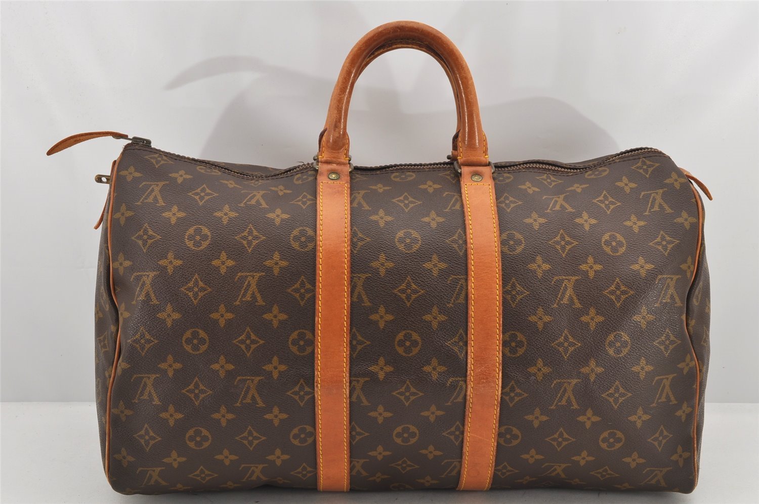 Authentic Louis Vuitton Monogram Keepall 45 Travel Boston Bag Old Model LV 2398K