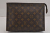 Auth Louis Vuitton Monogram Poche Toilette 26 Cosmetics Pouch Old Model LV 2399J