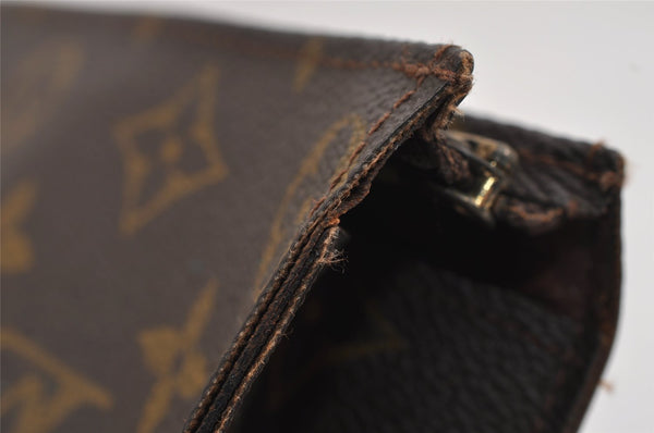Auth Louis Vuitton Monogram Poche Toilette 26 Cosmetics Pouch Old Model LV 2399J