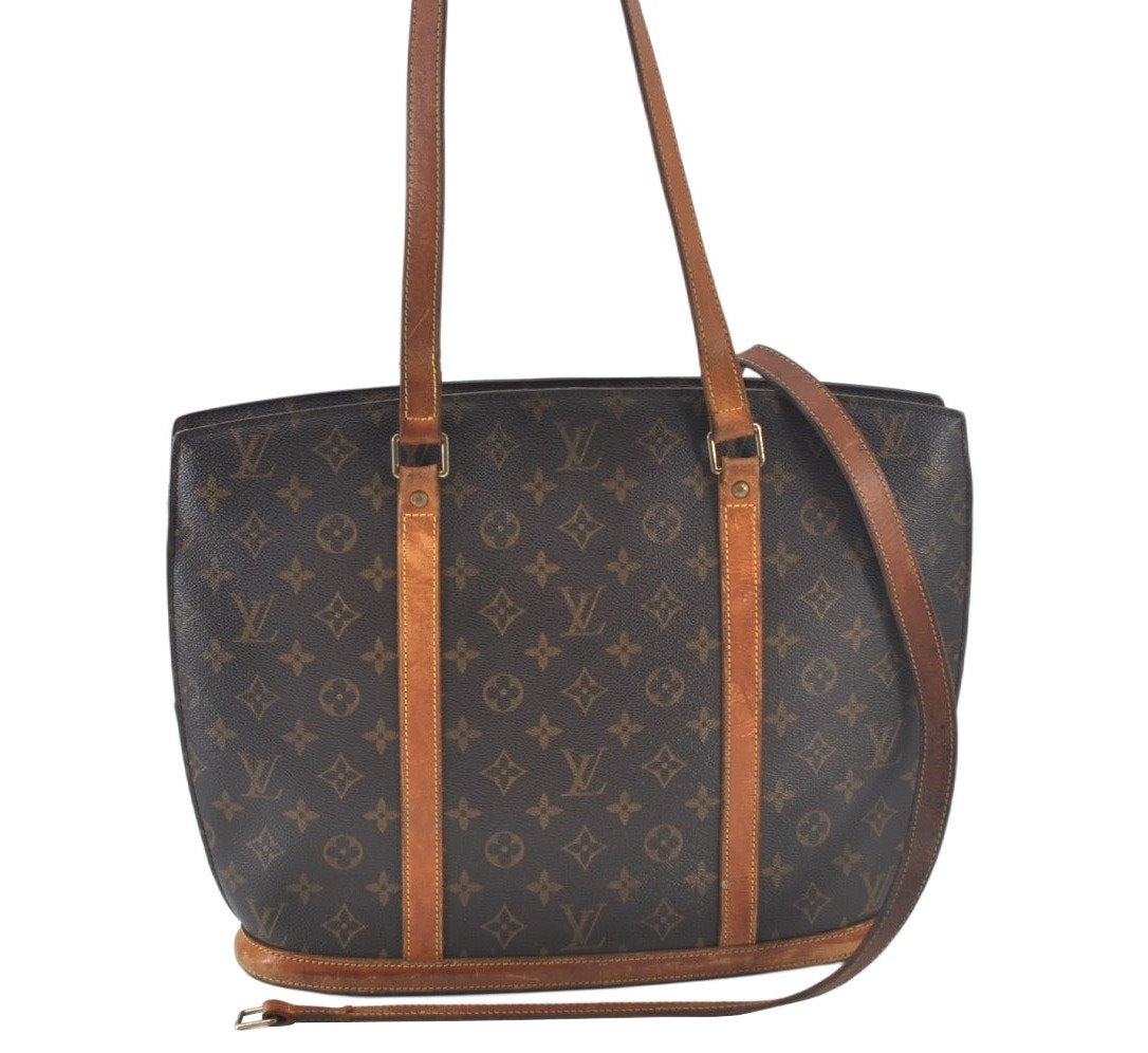 Authentic Louis Vuitton Monogram Babylone Shoulder Tote Bag M51102 LV Junk 2400J
