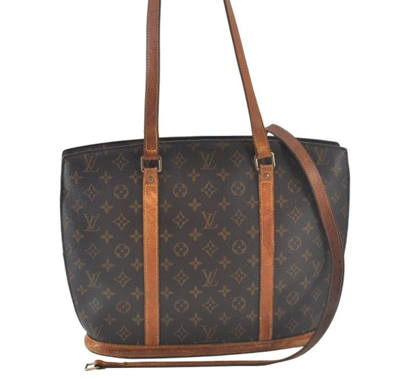Authentic Louis Vuitton Monogram Babylone Shoulder Tote Bag M51102 LV Junk 2400J
