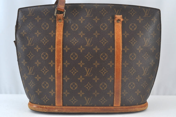 Authentic Louis Vuitton Monogram Babylone Shoulder Tote Bag M51102 LV Junk 2400J