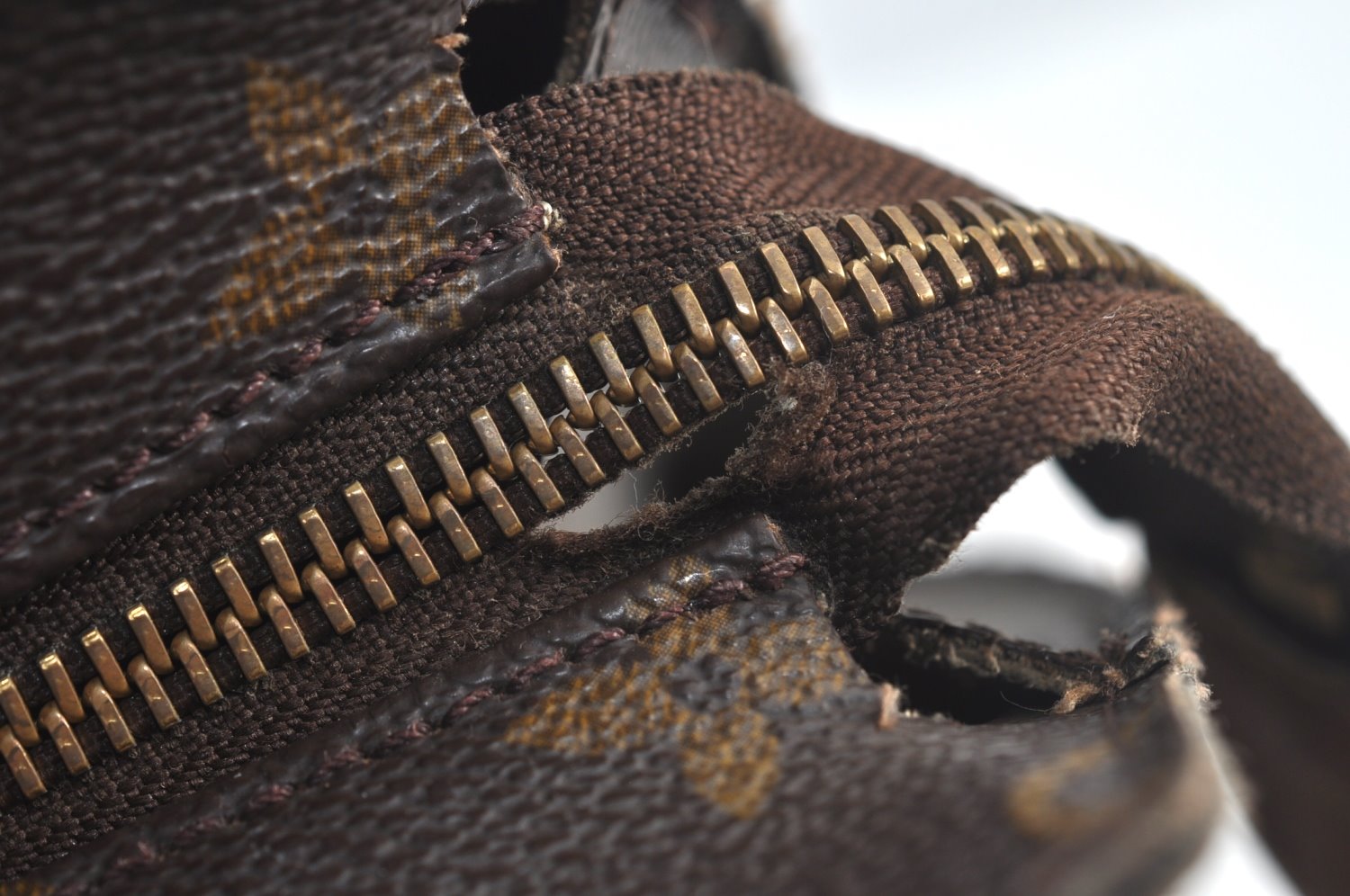 Authentic Louis Vuitton Monogram Babylone Shoulder Tote Bag M51102 LV Junk 2400J