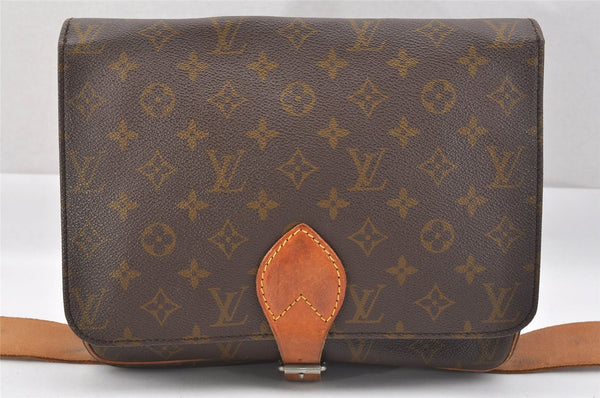 Authentic Louis Vuitton Monogram Cartouchiere GM Shoulder Bag Old Model 2401J
