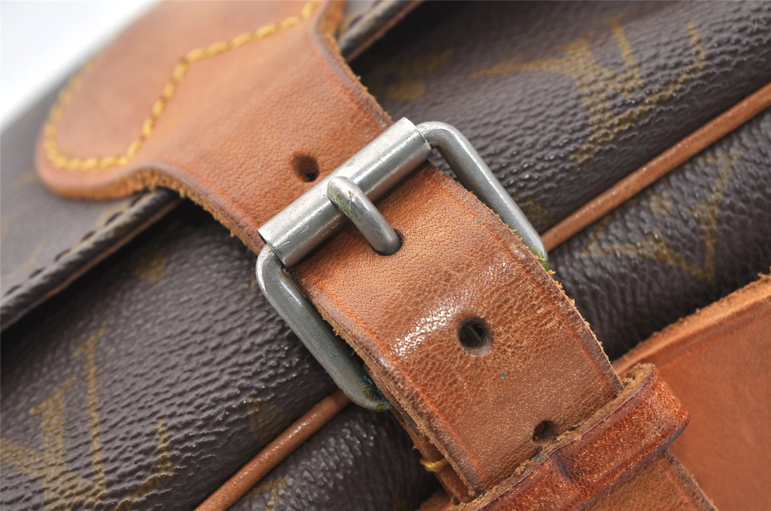 Authentic Louis Vuitton Monogram Cartouchiere GM Shoulder Bag Old Model 2401J