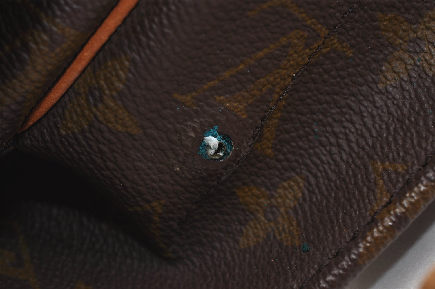 Authentic Louis Vuitton Monogram Cartouchiere GM Shoulder Bag Old Model 2401J