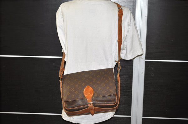 Authentic Louis Vuitton Monogram Cartouchiere GM Shoulder Bag Old Model 2401J