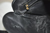 Authentic FENDI Pequin 2Way Shoulder Hand Bag PVC Leather Brown Black 2402I