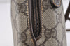 Authentic GUCCI Shoulder Cross Body Bag GG PVC Leather Brown Junk 2402K
