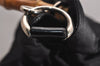 Authentic GUCCI Bamboo 2Way Shoulder Hand Bag Nylon Leather Black 2403J